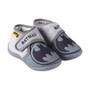 Batman grey bed slipper velcro