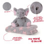 Elephant soft toy + blanket