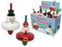 Christmas wooden spinners assorted