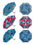 Stitch blue and red fabric umbrella
