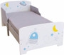 Space white toddler bed 