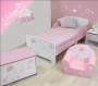 Unicorn pink toddler bed 