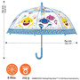 Baby Shark Transparent Manual Umbrella