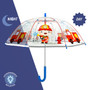 Fireman Transparent Reflective Umbrella