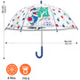 Dinosaur Transparent Reflective Umbrella