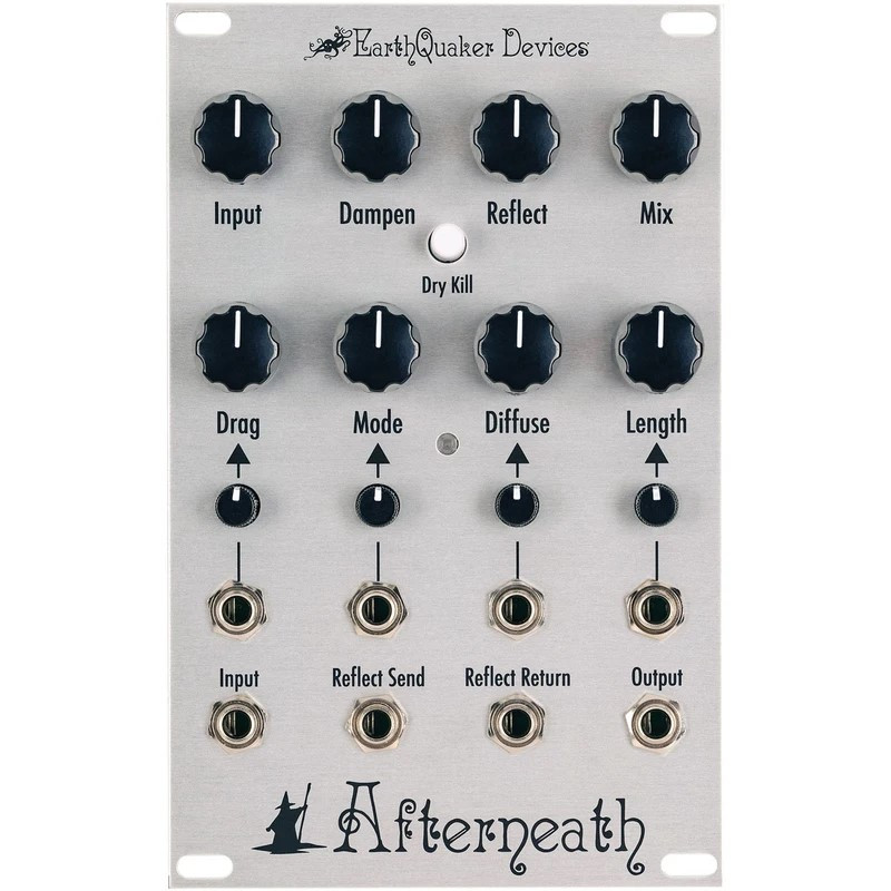 EarthQuaker Devices Afterneath - Silver - synthCube