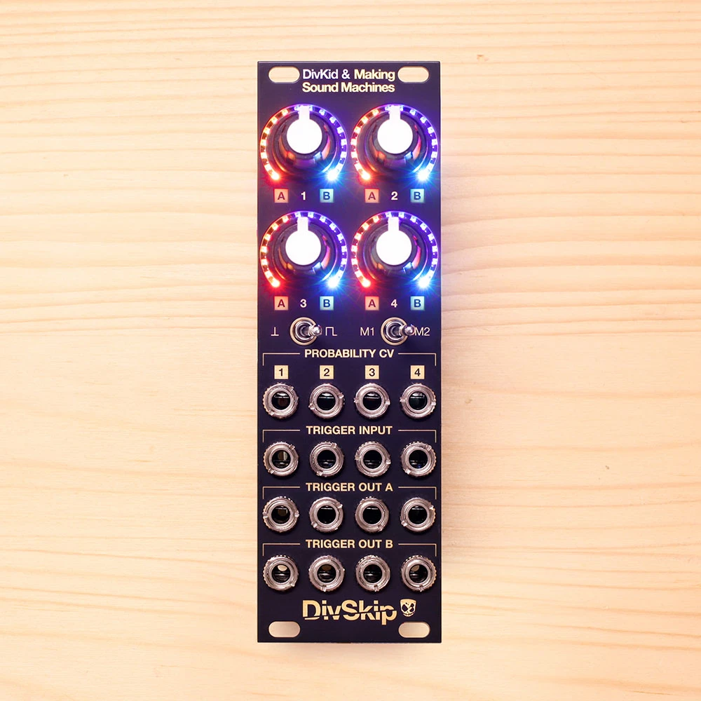 鍵盤楽器 DivSkip Trigger + Gate Processor Making Sound Machines DivSkip Eurorack Trigger & Gate Processor