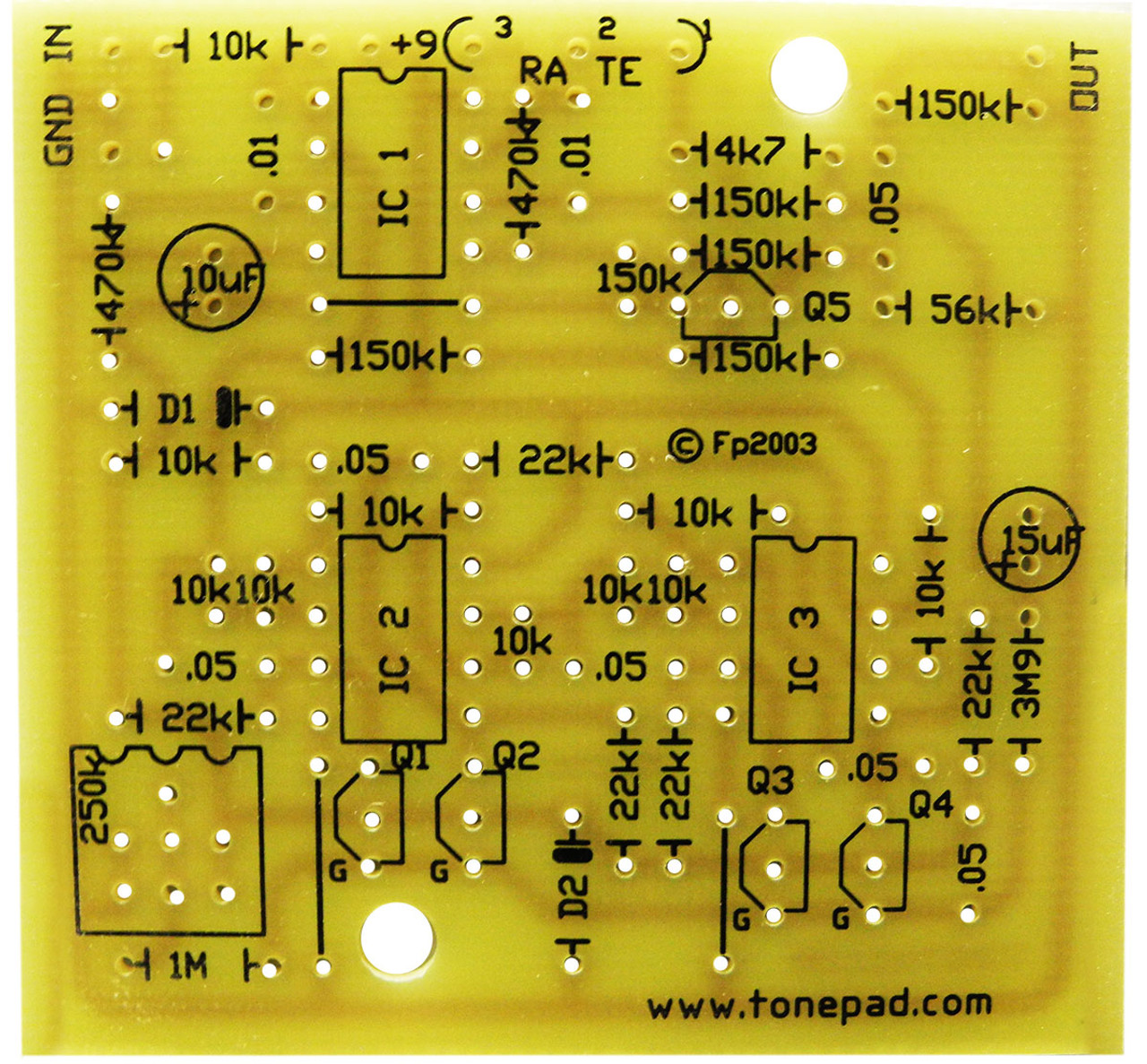 PCB - MXR Phase 90 - Small Bear Electronics