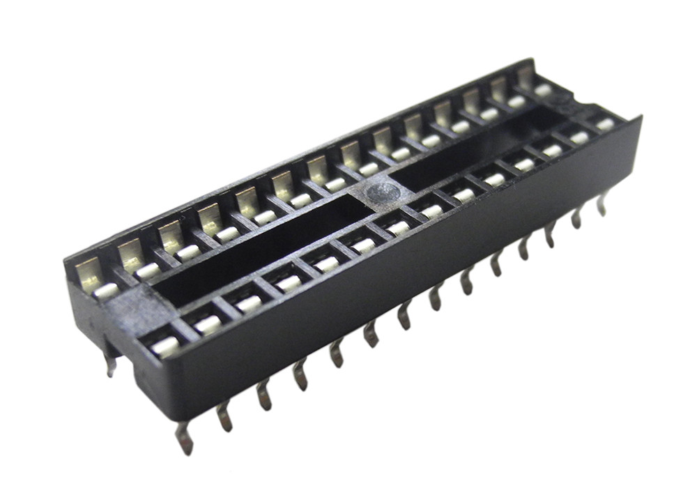 IC Socket, Open-Frame Dual-Leaf, 3M, 28-pin - synthCube