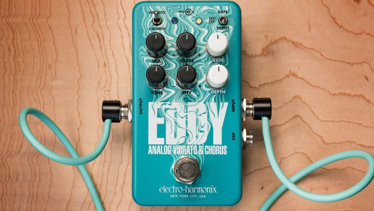 ギター EHX Eddy Analog Vibrato & Chorus Electro-Harmonix Eddy Analog Vibrato & Chorus Pedal | Sweetwater