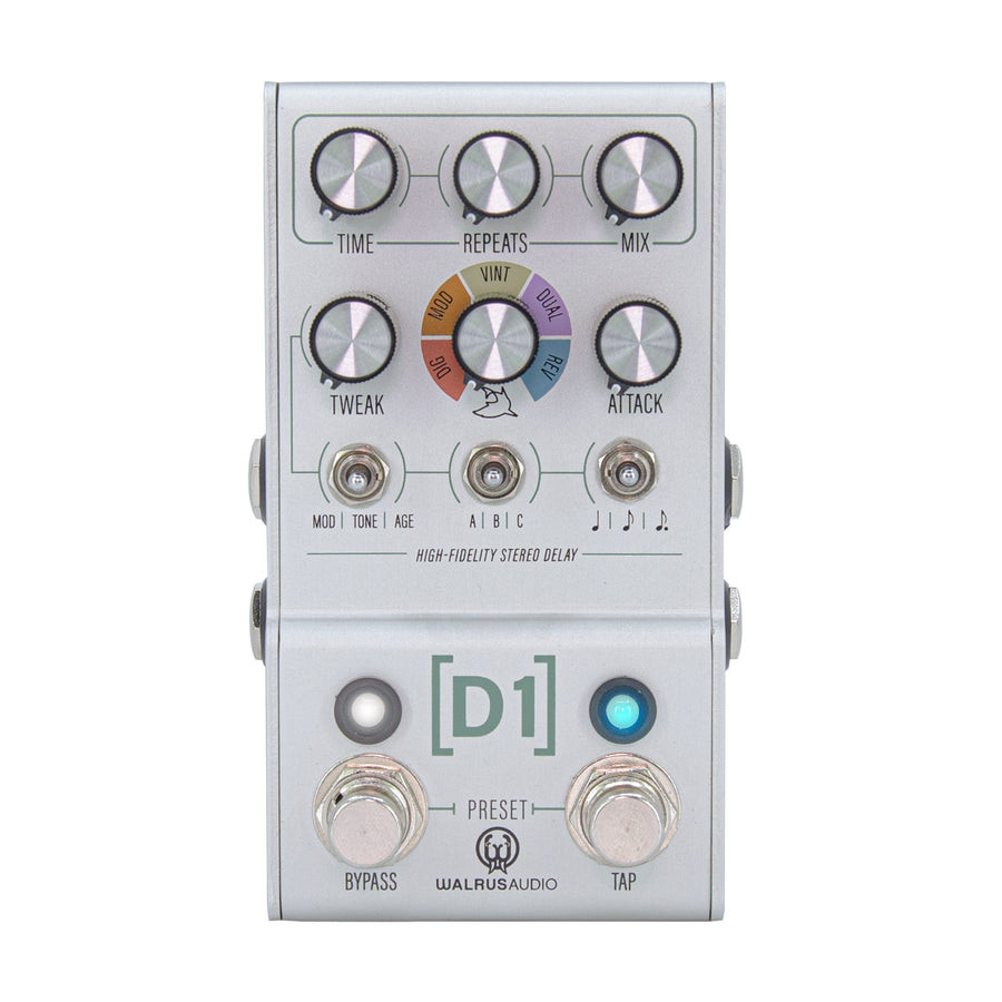 ギター Walrus audio D1 V2 Walrus Audio D1 V2 Hi-Fi Stereo Delay - synthCube