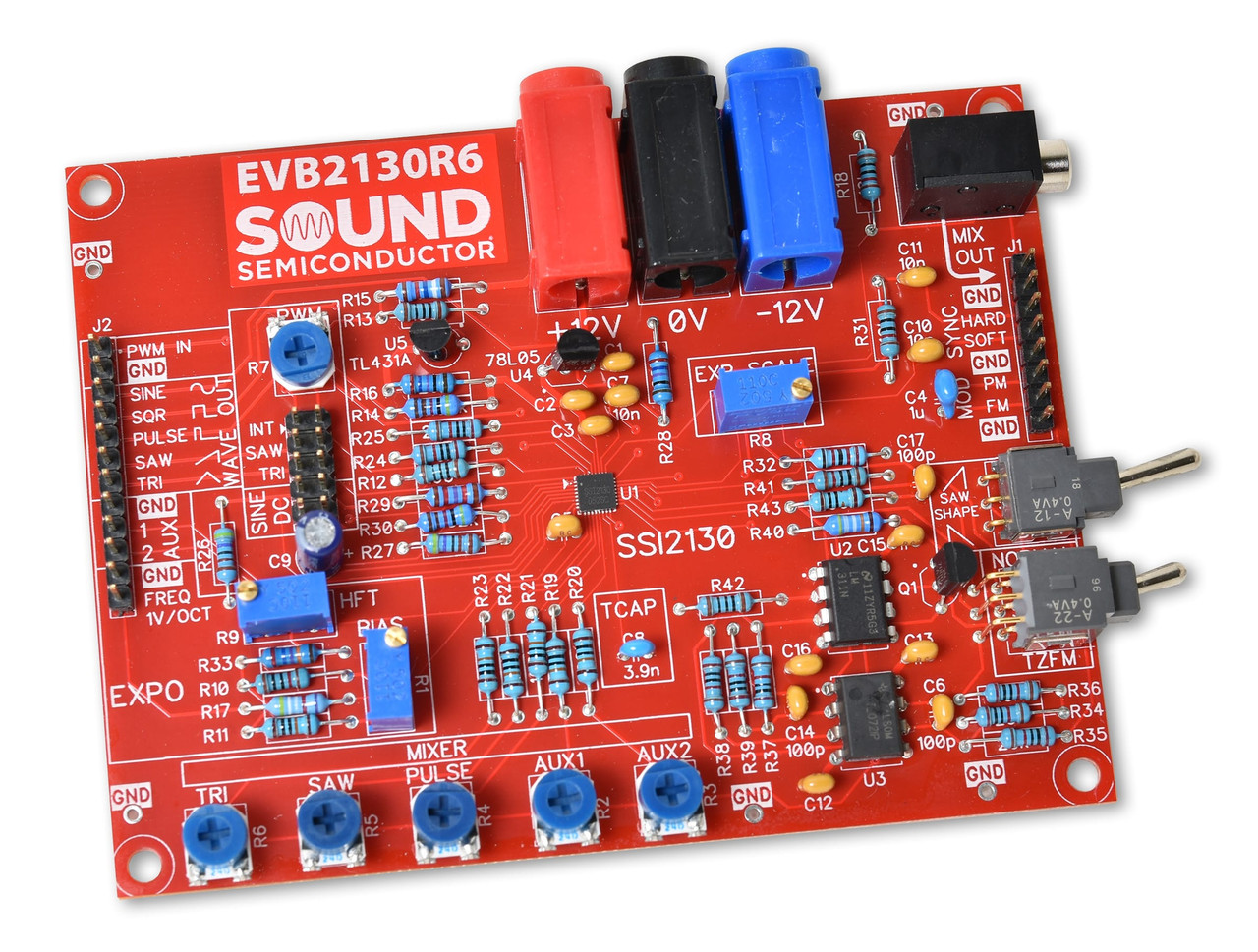 SSI2130 VCO Evaluation PCB - synthCube