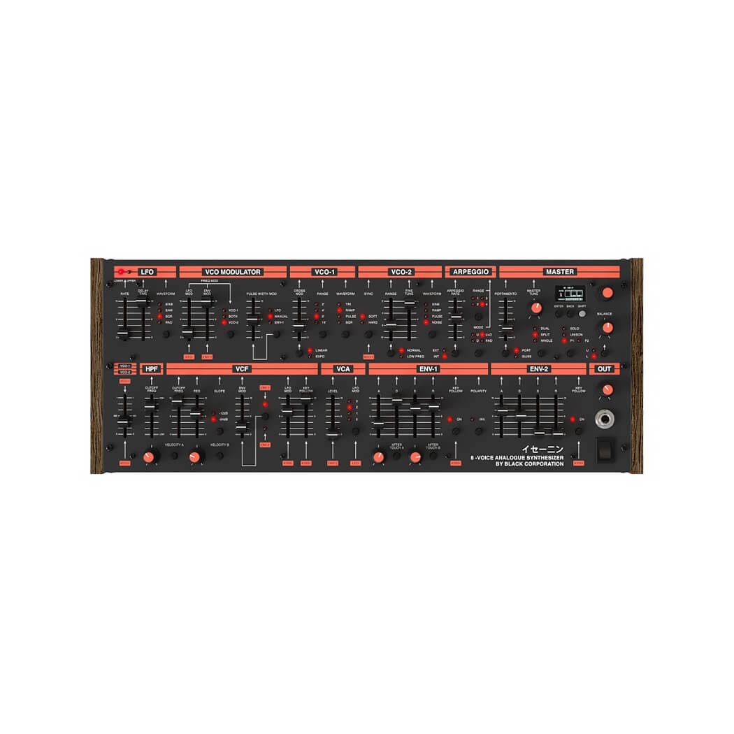 Black Corp ISE-NIN FULL PARTS KIT FOR ALL PCBS - synthCube