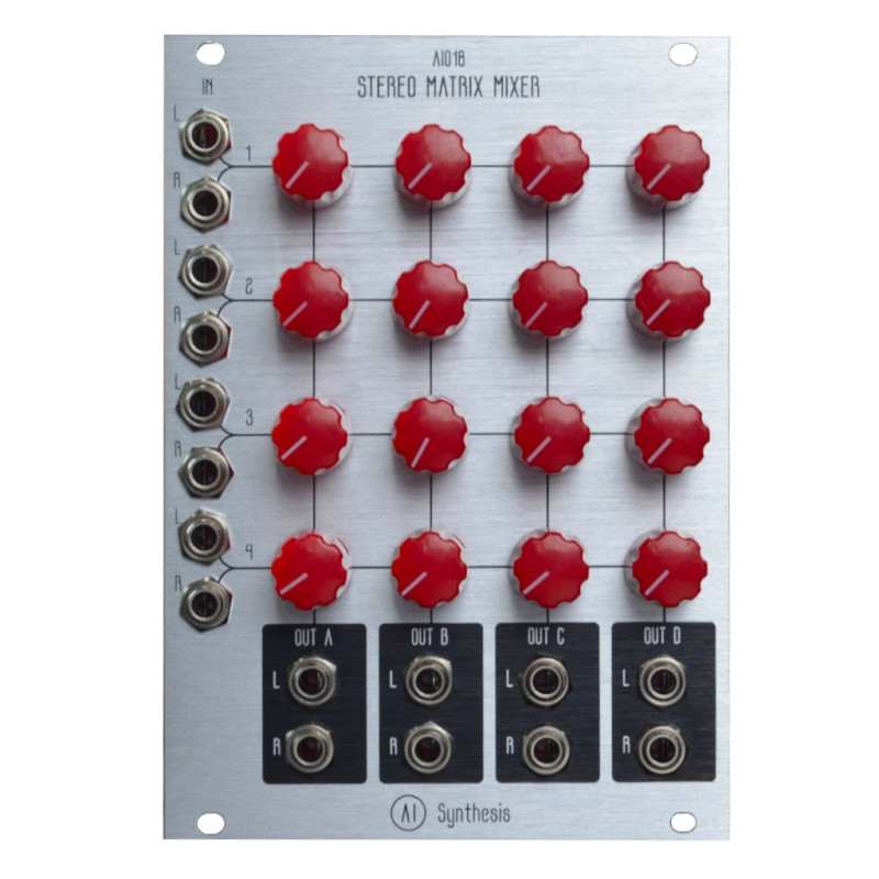 AI Synthesis AI018 Stereo-Matrix Mixer Silver