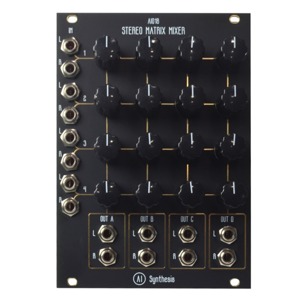 AI Synthesis AI018 Stereo-Matrix Mixer Silver