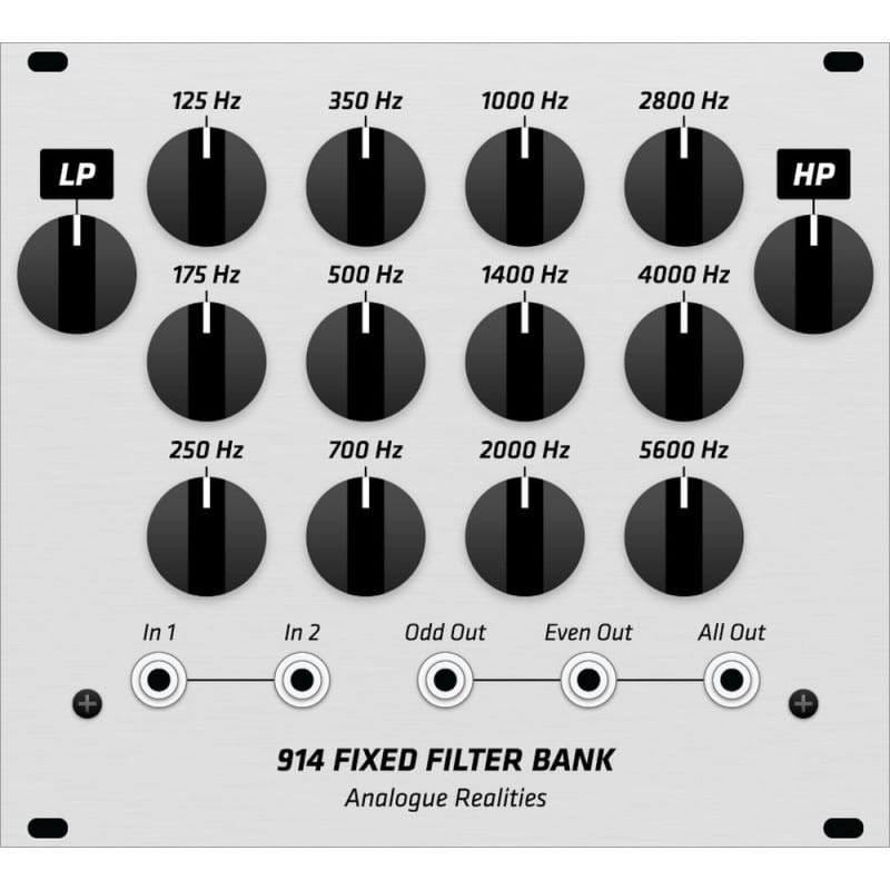 Analogue Realities Fixed Filter Bank Eurorack- DEEP DISCOUNT
