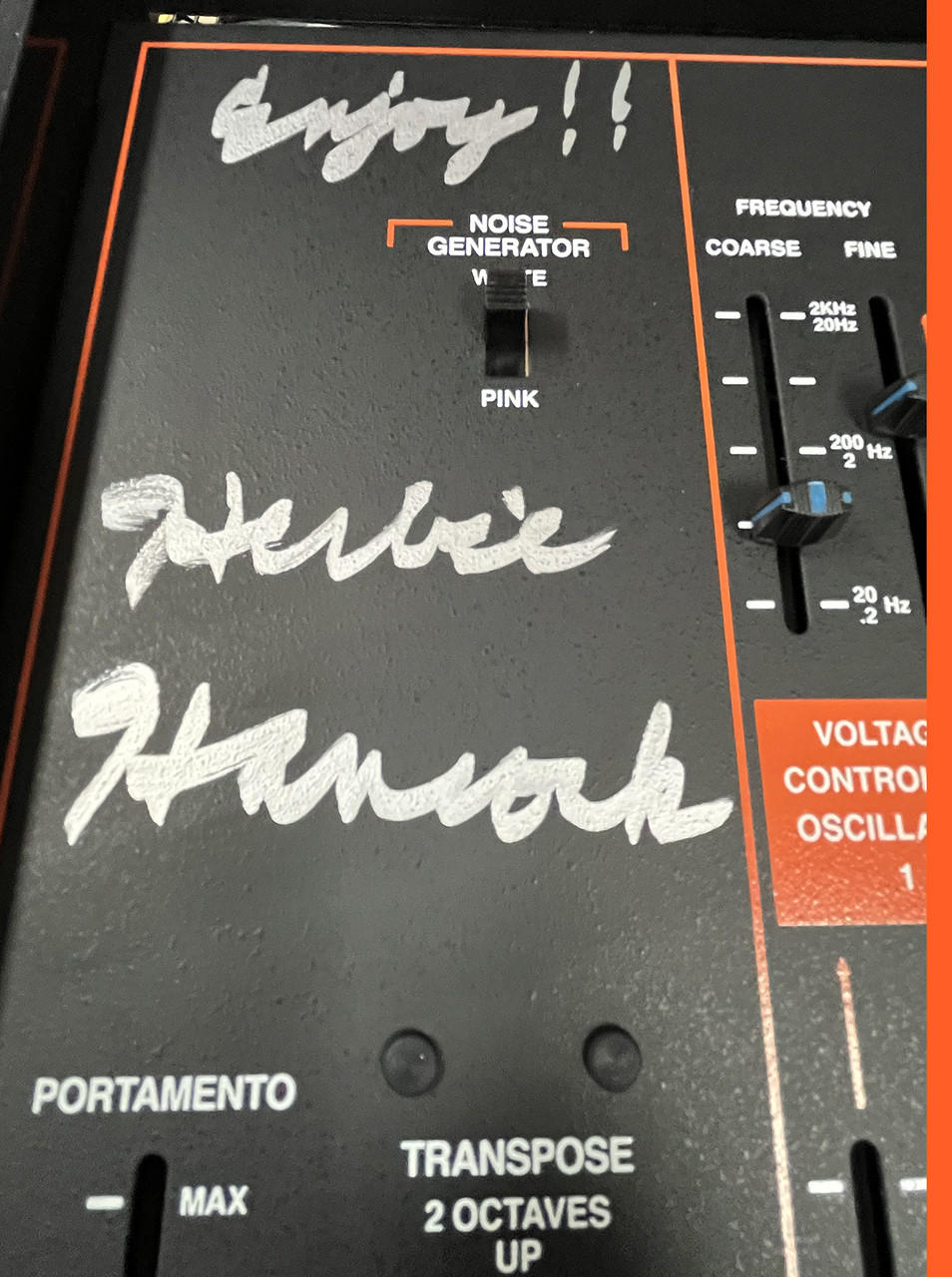 Autographed Arp Odyssey FS (assembled kit) - signed by Herbie Hancock