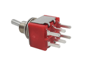Mini-Toggle DPDT (ON-ON-ON type 2)  PC Pin