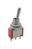 Mini-Toggle SPDT (ON-OFF-ON) Solder Lug Std Lever