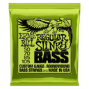Ernie Ball Nickel Wound Electric Bass Strings are made from nickel plated steel wrapped around a hex shaped steel core wire.