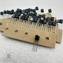 5 PACK BC547B High Gain NPN Fuzz Silicon Transistors Philips