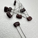 5 PACK 750pf 100v 5% Silver Mica Capacitors CDE .75nf