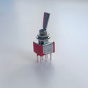 Mini Toggle PC PIN DPDT ON-ON PADDLE