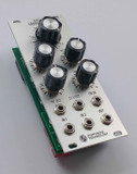 The E490 Ladder VCF is a 10HP, Moog 904A 4-pole lowpass filter using modern transistors