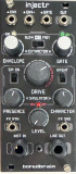 Injectr is a fully-equipped electric guitar and bass interface for eurorack synthesizers.