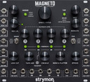 Packed with powerful features while maintaining intuitive playability, Magneto is a stereo multi-head tape delay that also functions as a looper, phrase sampler, vintage spring reverb unit, phase-aligned clock multiplier, chaotic oscillator, zero latency sub-oscillator and more, with extensive CV I/O.