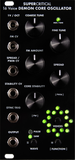 The Demon Core Oscillator is built around our MDCO (Multiperiod Digitally Controlled Oscillator), a unique design where a single analog core generates multiple simultaneous waves with independent pitch and phase control