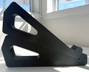 The synthCube angled desktop stand is an angled stand / gear holder designed for a modular case, production boxes, etc.