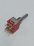 Sub-Mini Toggle DPDT ON-OFF-ON PC Pin