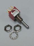 Sub-Mini Toggle DPDT ON-OFF-ON PC Pin
