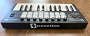 Novation Launchkey Mini MK2 25-key USB MIDI keyboard controller with 16 multi-color backlit drum pads and 8 knobs