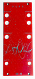 Djupviks Elektronik DE-25 Pure Eurorack dual sine generator module front panel.