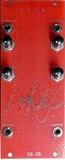 Djupviks Elektronik DE-25 Pure Eurorack dual sine generator module front panel.