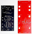Djupviks Elektronik DE-25 Pure Eurorack dual sine generator module front panel & PCB.