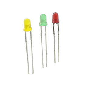 LED 5mm Diffused Red, Yellow, Green or Blue