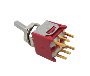 DPDT (ON-ON) Sub-Mini Toggle PC Pin