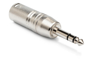 Adapter XLR3M to 1/4 in TRS