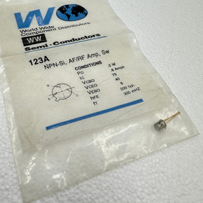 123A Silicon Transistor NOS - Rare & Reclaimed