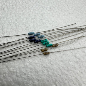 RLR05 - MULTIPLE VALUES: 27K-1M 1/8w Low Noise Military Spec Metal Film Resistors