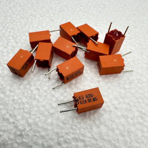 2429pf Siemens B31531 Radial Polystyrene Foil Capacitor 63V 1% 2.4nf 2n4 .0024uf