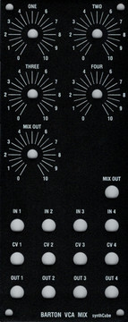 Barton BMC015 Quad VCA/Mix (MOTM) Barton BMC015 Quad VCA/Mix (MOTM)