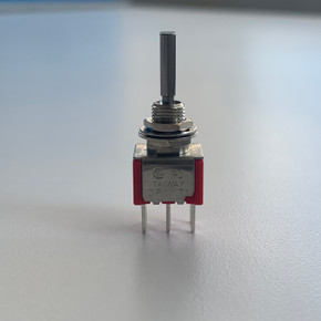 Mini Toggle PC PIN DPDT ON-OFF-ON PADDLE
