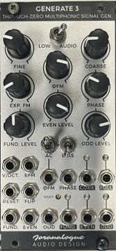 Joranalogue Generate 3 – THROUGH-ZERO MULTIPHONIC SIGNAL GENERATOR