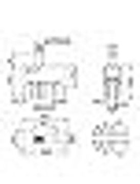 Slide Switch Mini 2P2T 6-pin 9mm lever 16mm x 12mm x 7mm