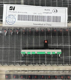 Slide Potentiometer LED 45mm Travel BI/TT