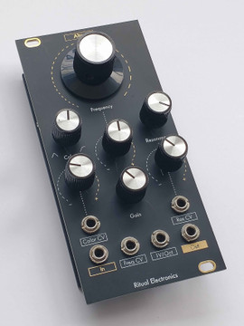 Altar is a modern voltage controlled 3-pole, 18dB/octave state variable filter.